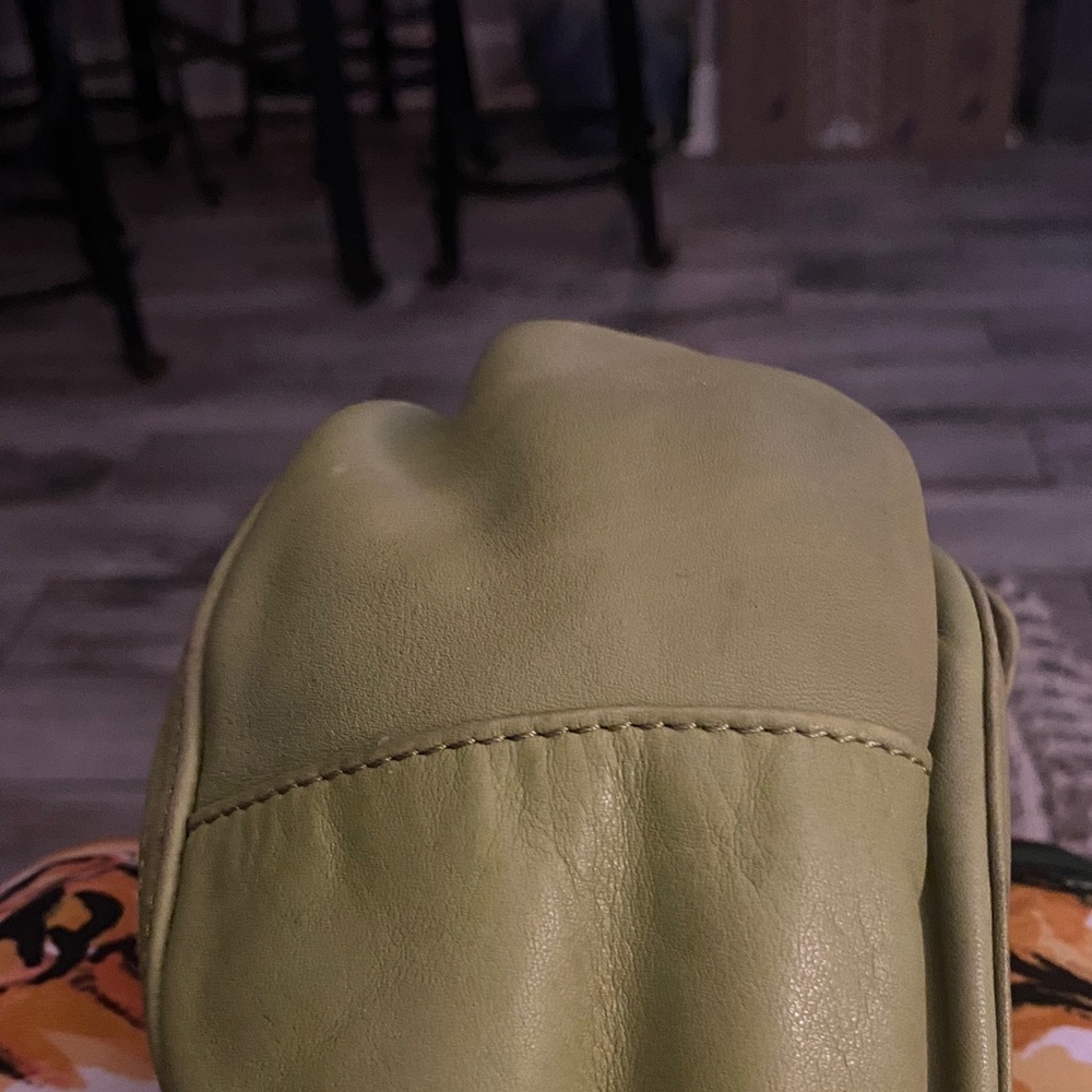 Fossil Green Leather Women's Bag - Picture 4 of 16